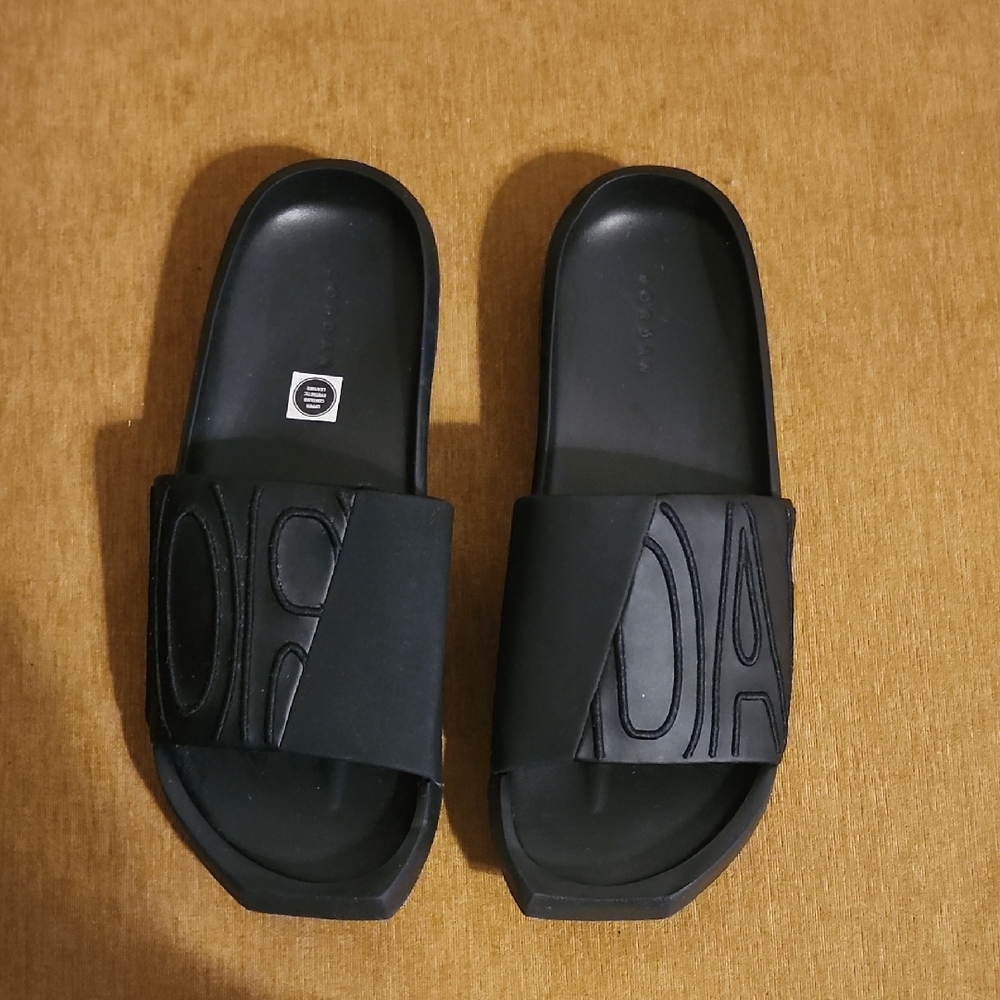 Jordan Black Slide Sandals